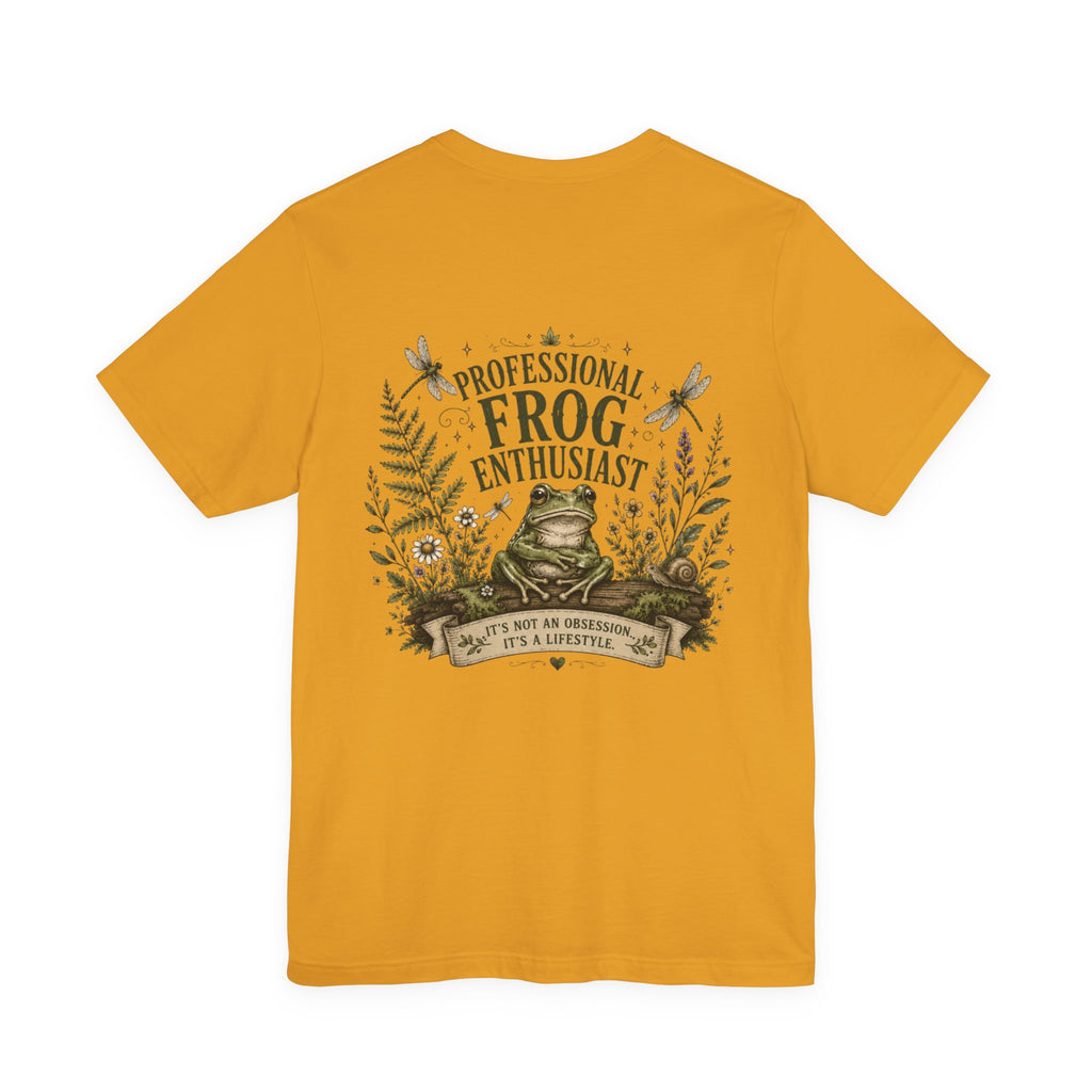 Frog T-Shirt — "Professional Frog Enthusiast" Vintage Nature Tee