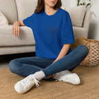 D20 Minimalist Dice T-Shirt — Comfy Nerdy Moms Club Graphic Tee