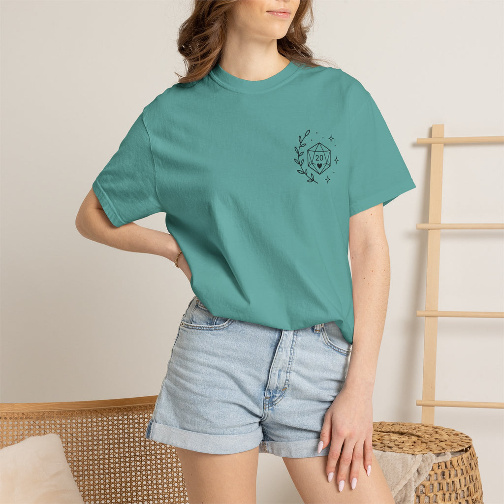 Colorful Nerdy Moms Club T-Shirt — Graphic "Raising Tiny Humans One Quest at a Time" Tee