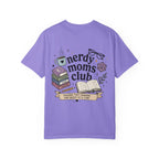 Colorful Nerdy Moms Club T-Shirt — Graphic "Raising Tiny Humans One Quest at a Time" Tee