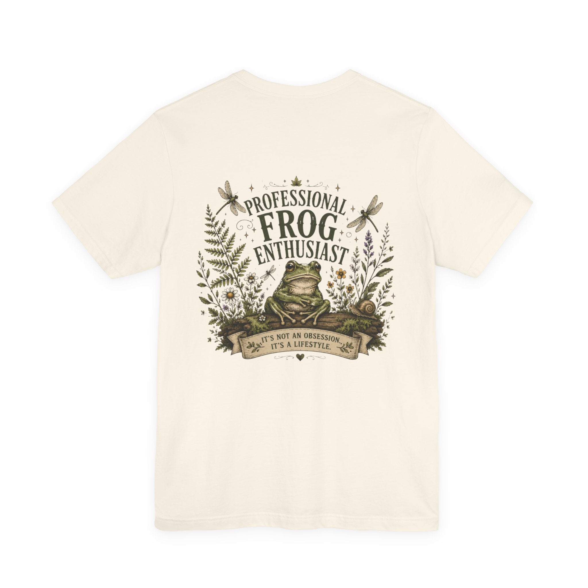 Frog T-Shirt — "Professional Frog Enthusiast" Vintage Nature Tee