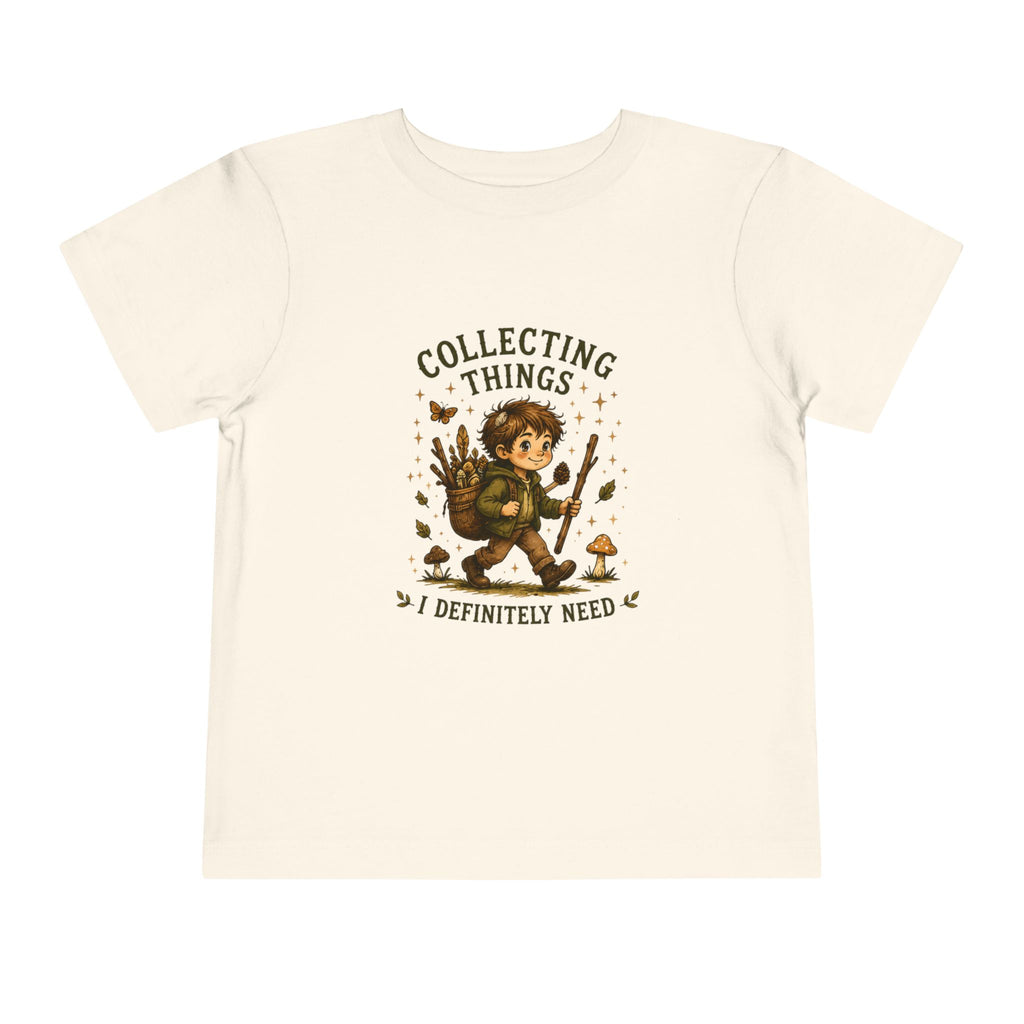 "Collecting Things I Definitely Need" Nature Explorer Shirt — Toddler Tee