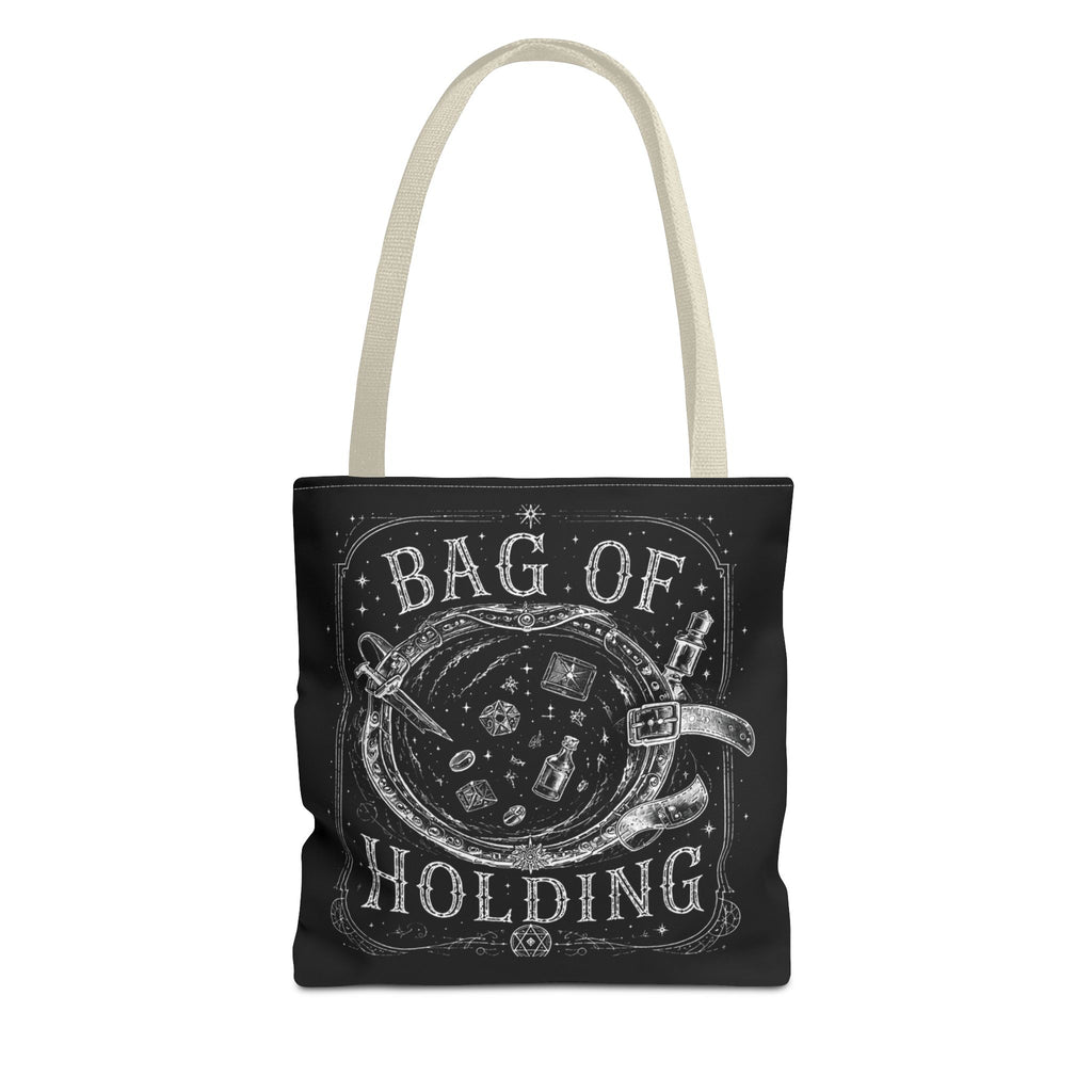 Adventurer's "Bottomless" Tote Bag — RPG Dice & Adventure Chalkboard Design