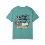 Colorful Nerdy Moms Club T-Shirt — Graphic "Raising Tiny Humans One Quest at a Time" Tee