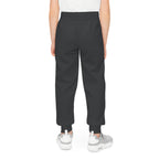 Youth Joggers with Purple Dragon & Fern Graphic — Kids Fantasy Athletic Pants