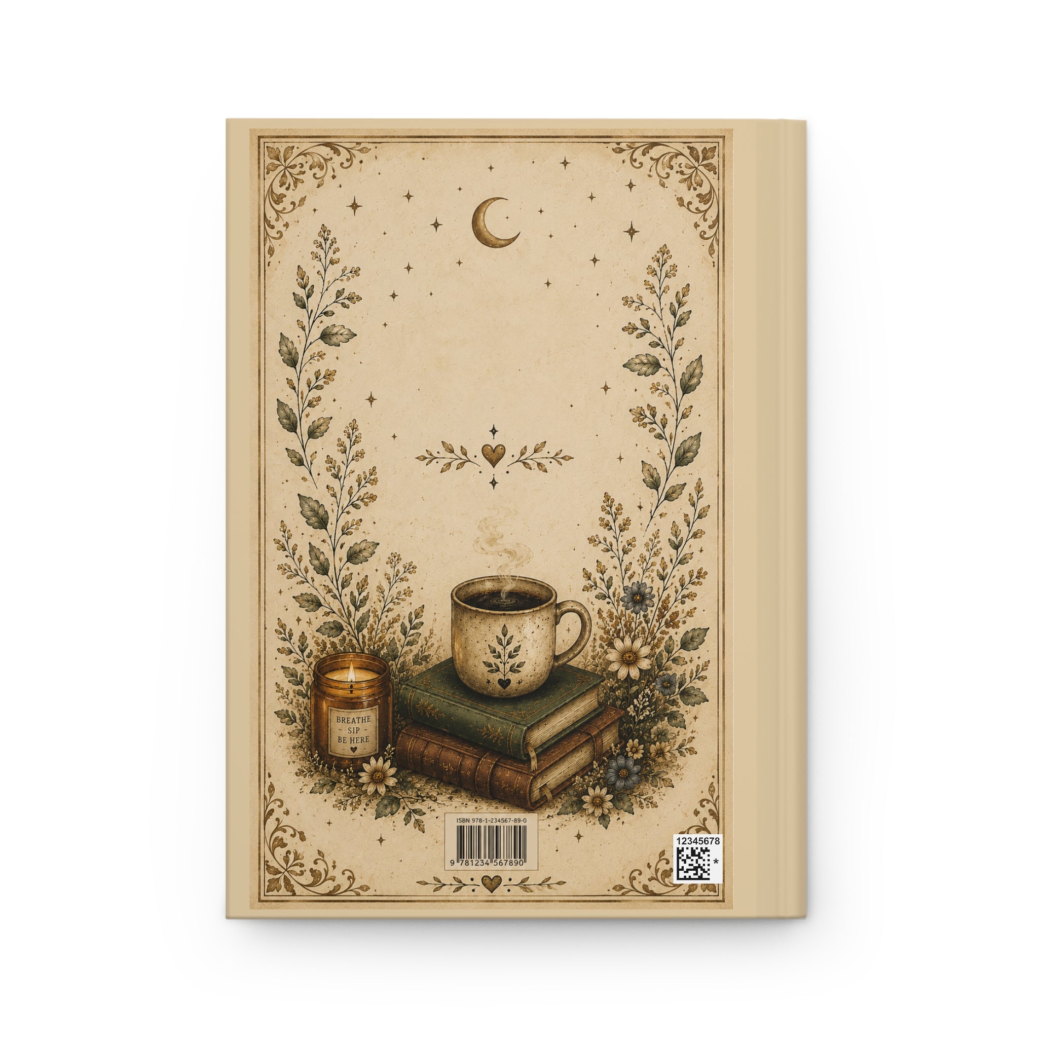 Coffee and Quiet Moments Hardcover Notebook for Notes, Thoughts & Gratitude