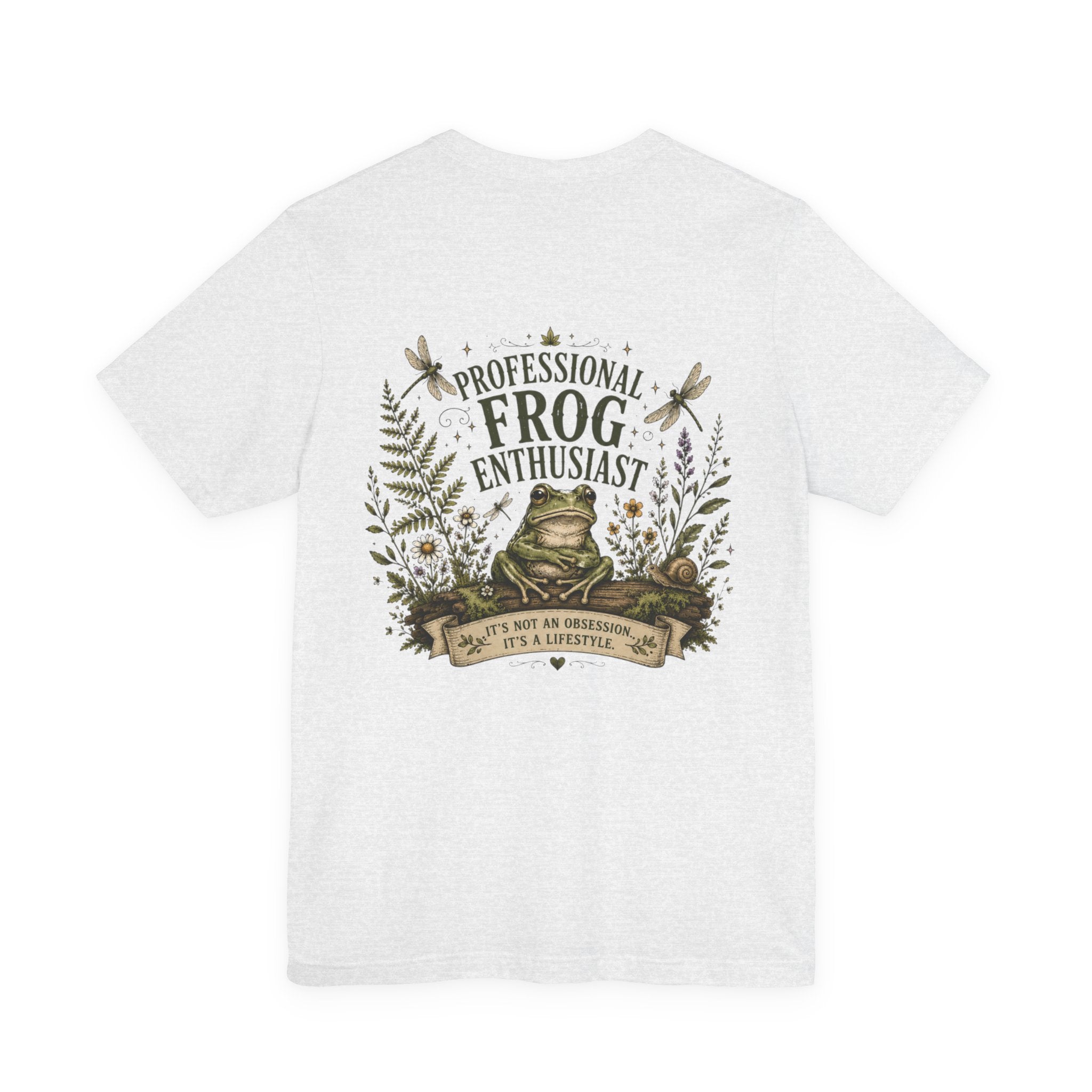 Frog T-Shirt — "Professional Frog Enthusiast" Vintage Nature Tee