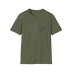 D20 Minimalist Dice T-Shirt — Comfy Nerdy Moms Club Graphic Tee