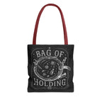 Adventurer's "Bottomless" Tote Bag — RPG Dice & Adventure Chalkboard Design