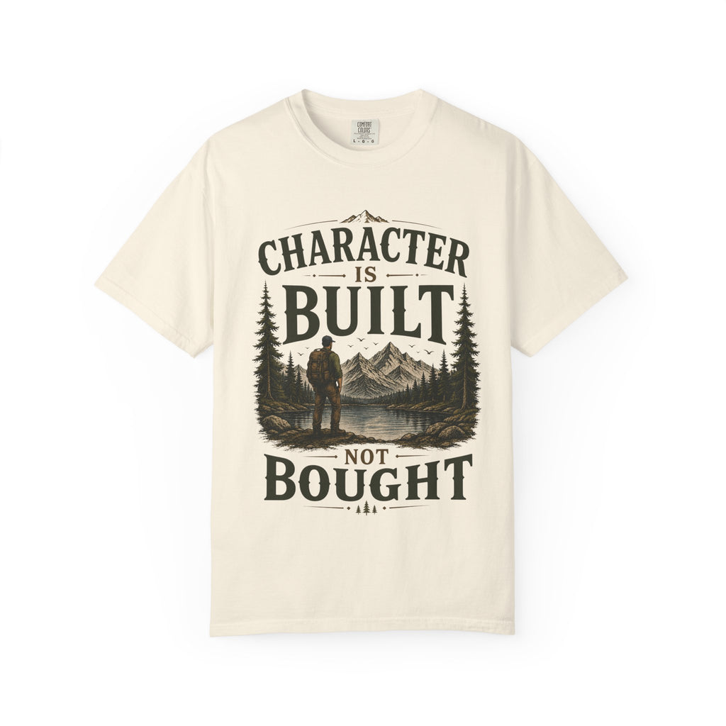 Character Is Built Not Bought Men's Lifestyle Tee