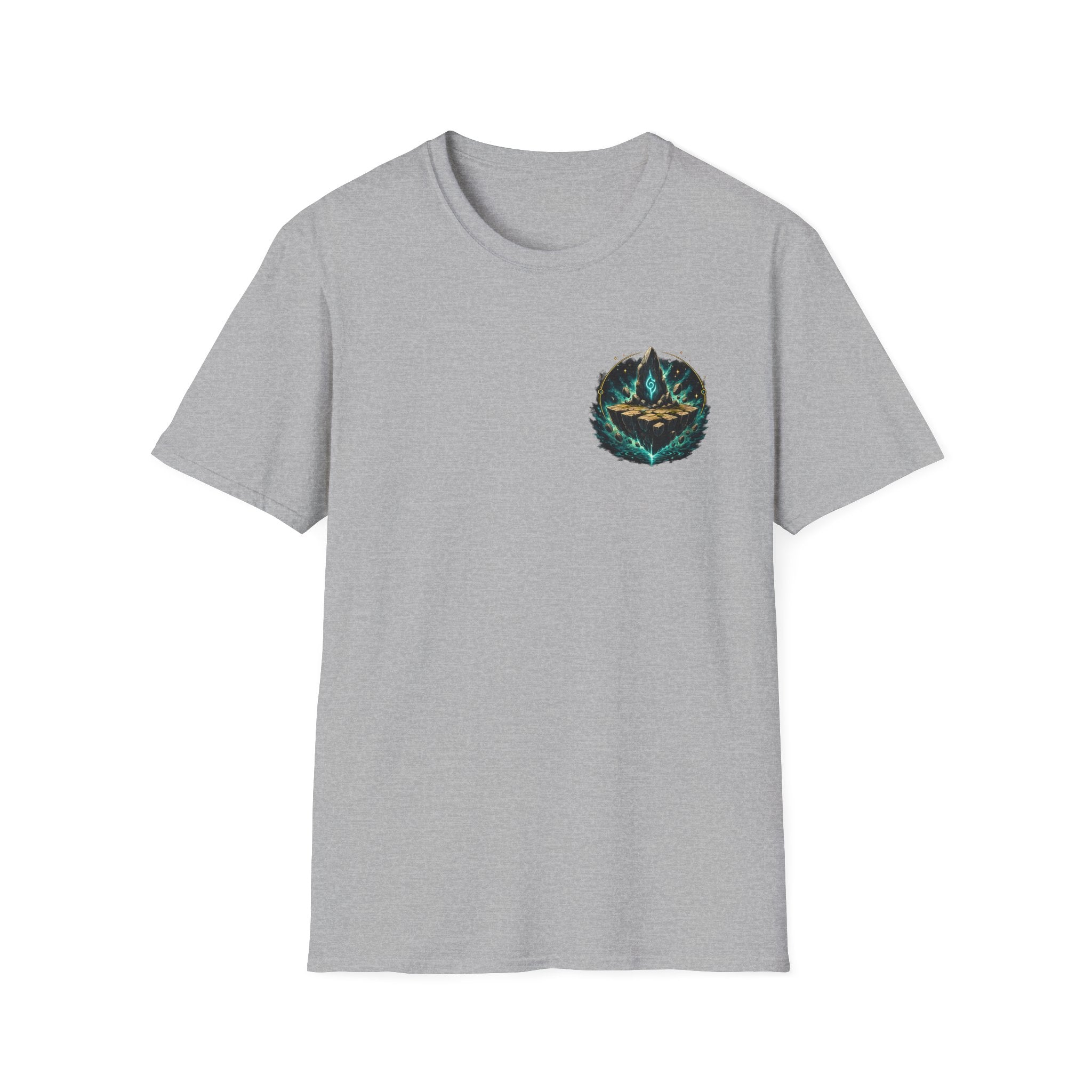 Tap Land and Cry Tee — Floating Island Colorful Graphic T-Shirt