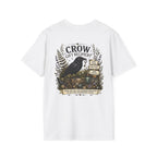 Raven Moon Tee — Minimal Vintage Crow Graphic T-Shirt
