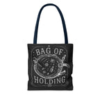 Adventurer's "Bottomless" Tote Bag — RPG Dice & Adventure Chalkboard Design