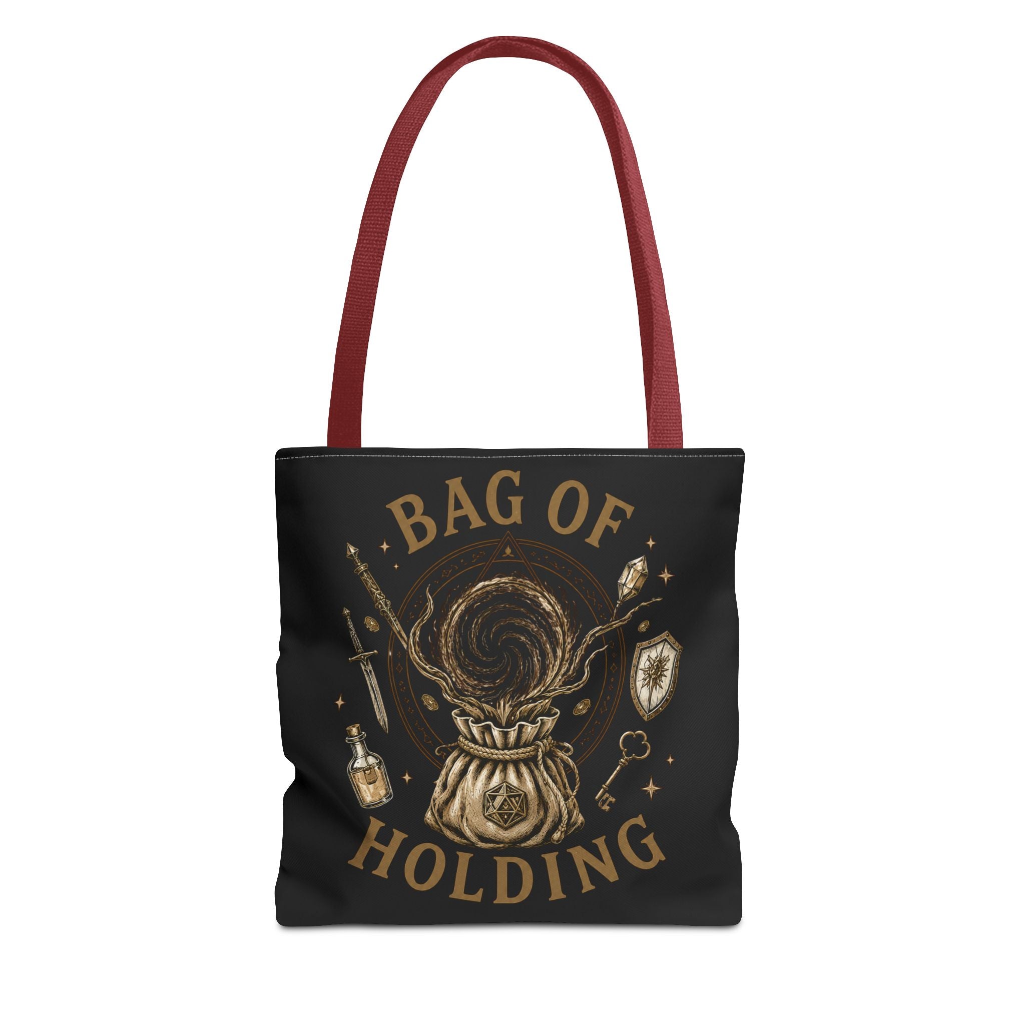 Adventurer's "Bottomless" Tote Bag — RPG Fantasy Dungeon Loot Canvas Tote