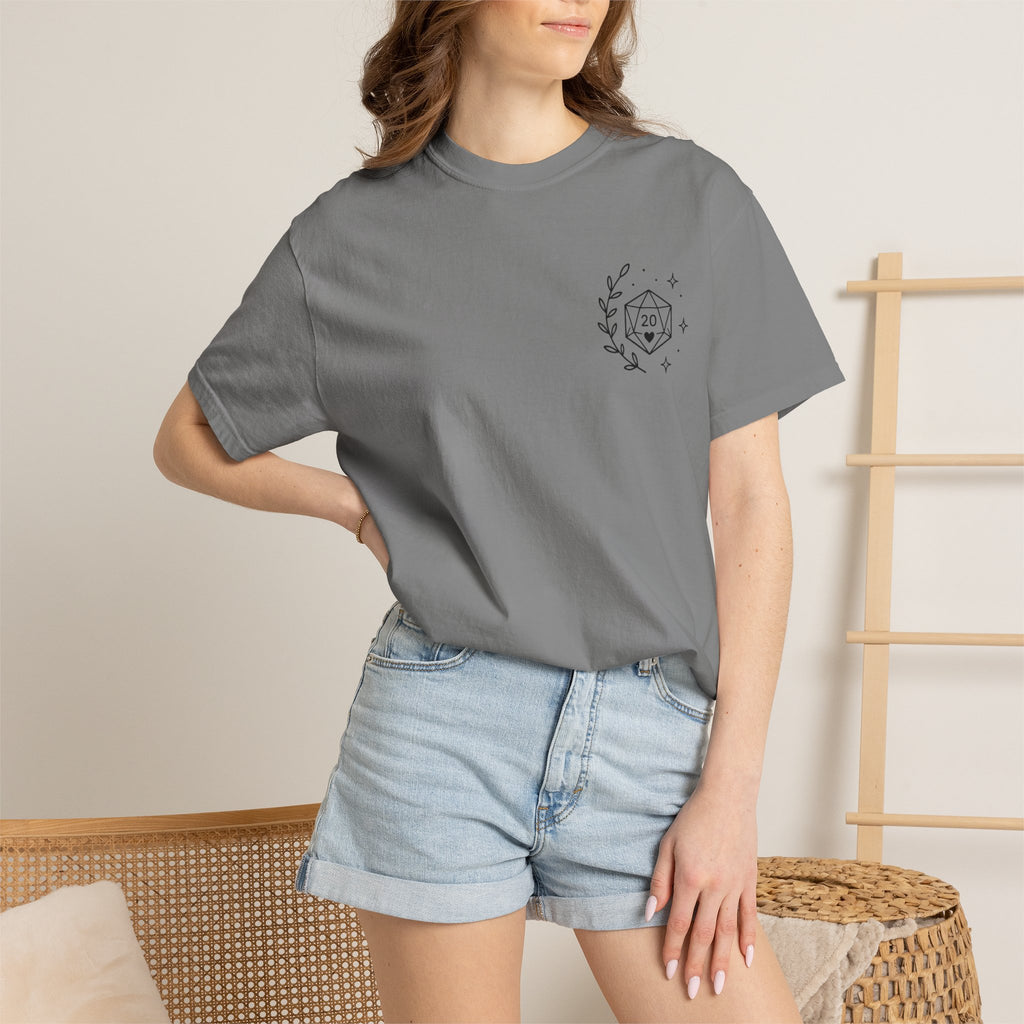 Colorful Nerdy Moms Club T-Shirt — Graphic "Raising Tiny Humans One Quest at a Time" Tee