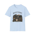 Wild At Heart T-Shirt — Mountain Sunset Adventure Tee ("Live Bold • Stay True")