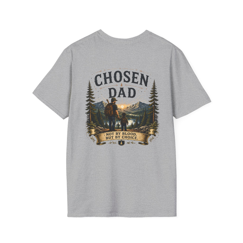"The Dad Guild" Crest Tee - Fatherhood Logo, Handshake Design