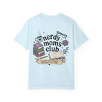 Colorful Nerdy Moms Club T-Shirt — Graphic "Raising Tiny Humans One Quest at a Time" Tee