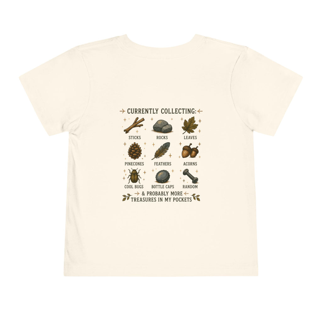 "Collecting Things I Definitely Need" Nature Explorer Shirt — Toddler Tee