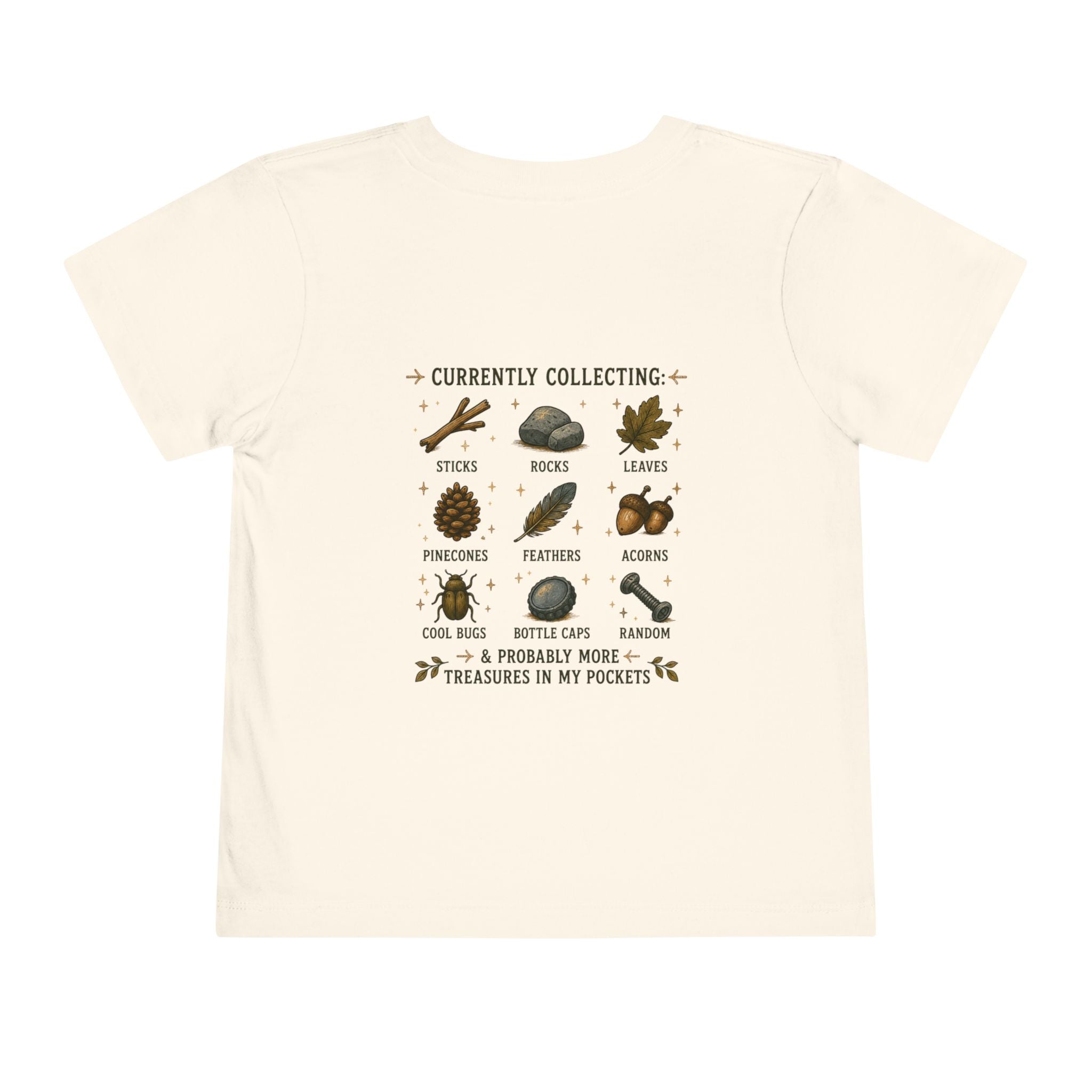 "Collecting Things I Definitely Need" Nature Explorer Shirt — Toddler Tee