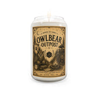 Owlbear Outpost Scented Soy Candle — 13.75 oz (Woodland Campfire Aroma)