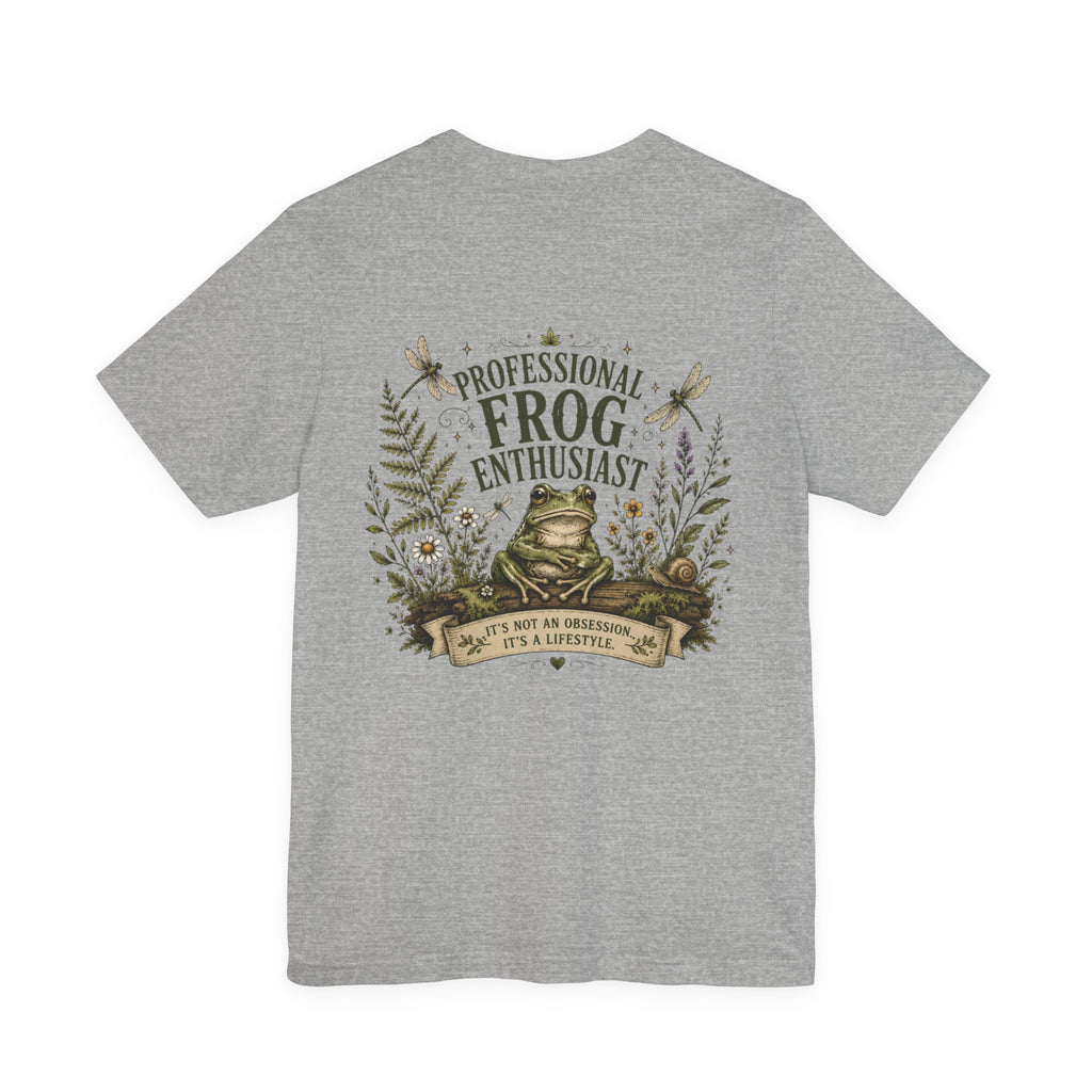 Frog T-Shirt — "Professional Frog Enthusiast" Vintage Nature Tee