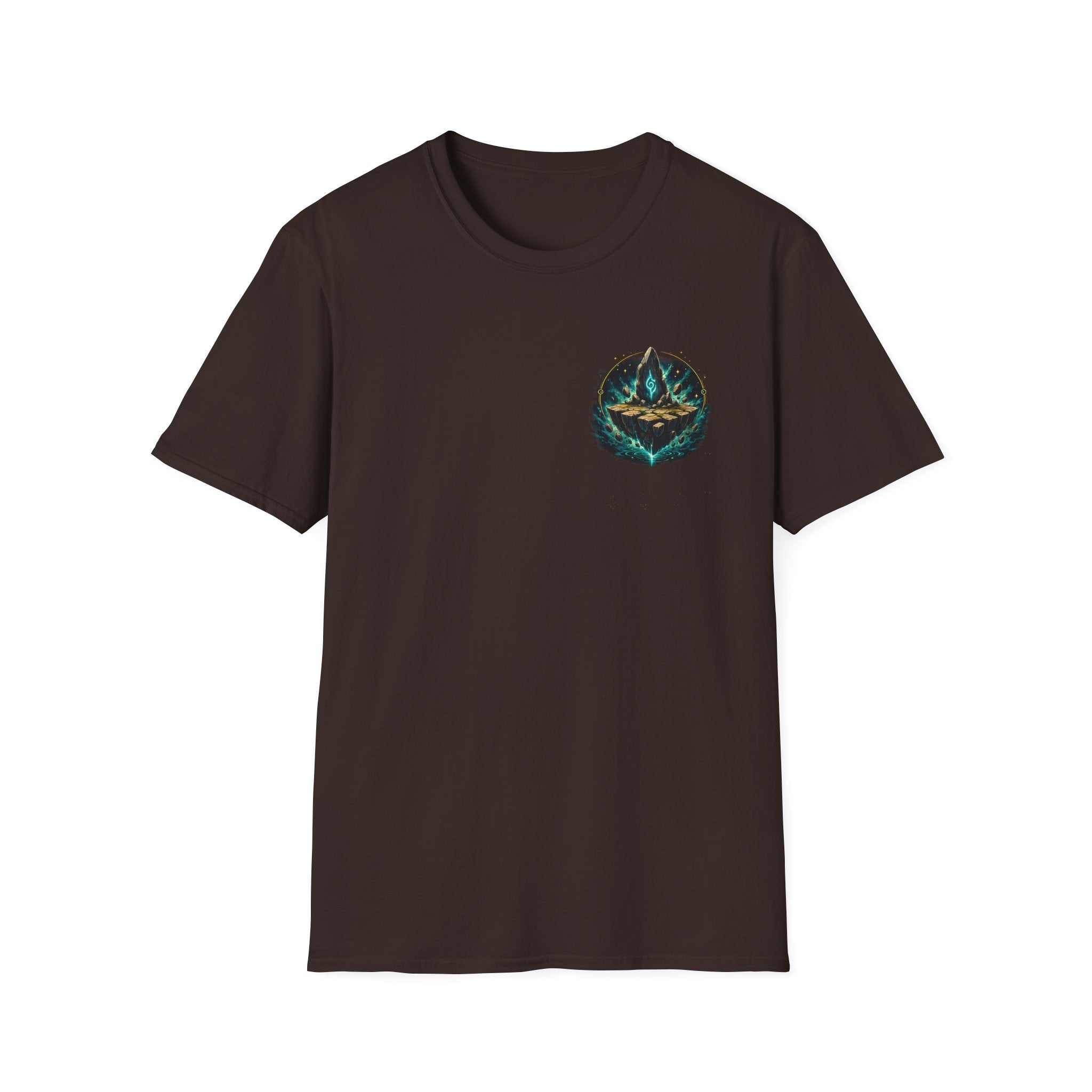 Tap Land and Cry Tee — Floating Island Colorful Graphic T-Shirt