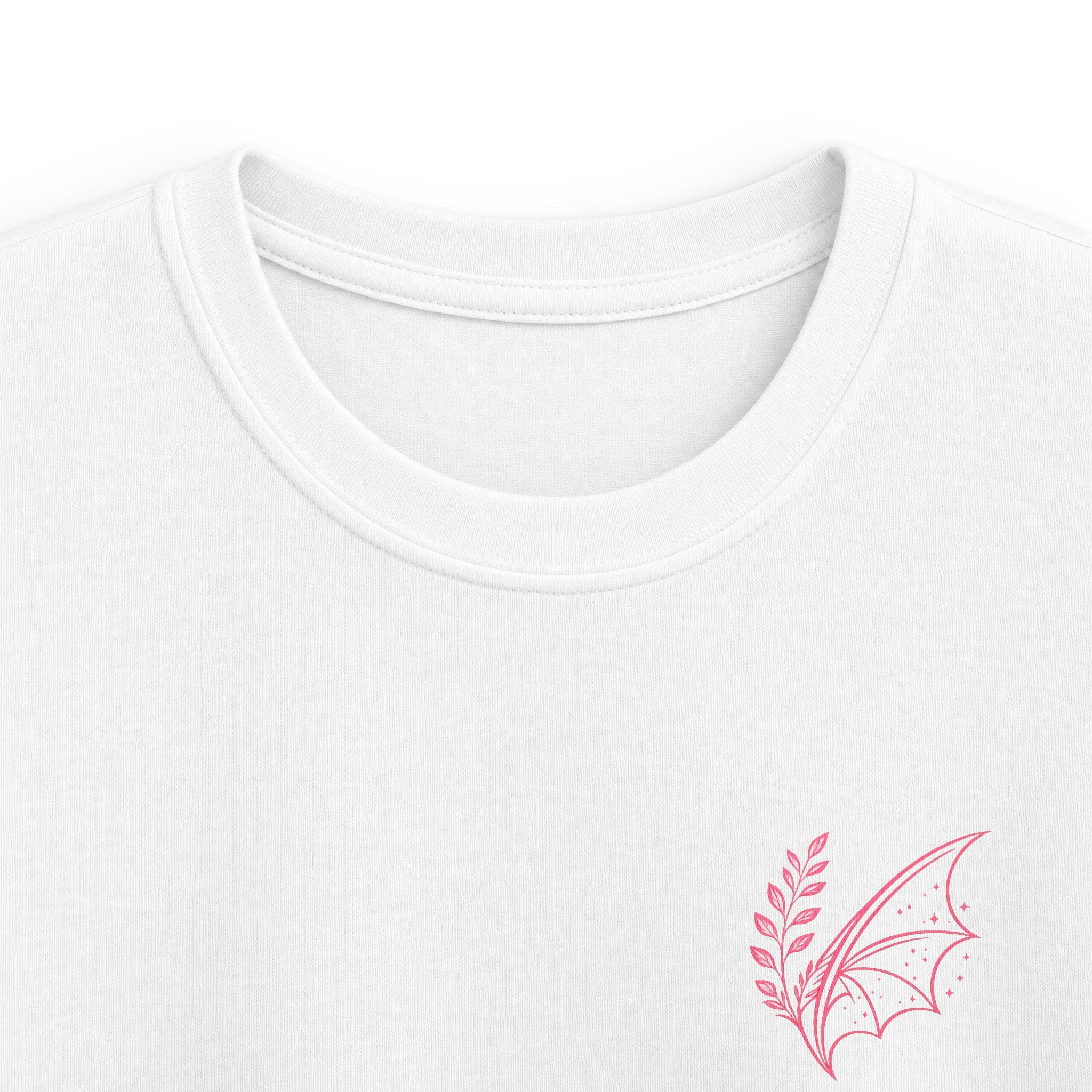 Kids Tee - "Fern & Flicker" Camping Nature Graphic Tee for Girls (Pastel Adventure, Deer & Campfire)