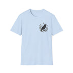 Raven Moon Tee — Minimal Vintage Crow Graphic T-Shirt