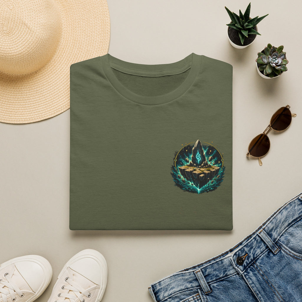 Tap Land and Cry Tee — Floating Island Colorful Graphic T-Shirt