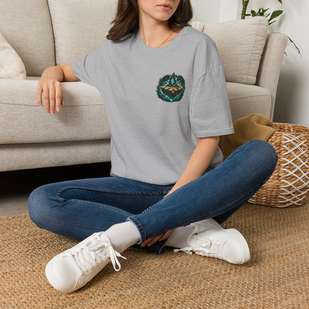 Tap Land and Cry Tee — Floating Island Colorful Graphic T-Shirt