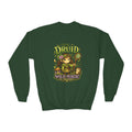 Youth Sweatshirt — 'Tiny Druid: Wild Magic in Training' Cute Fantasy Crewneck