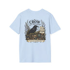 Raven Moon Tee — Minimal Vintage Crow Graphic T-Shirt