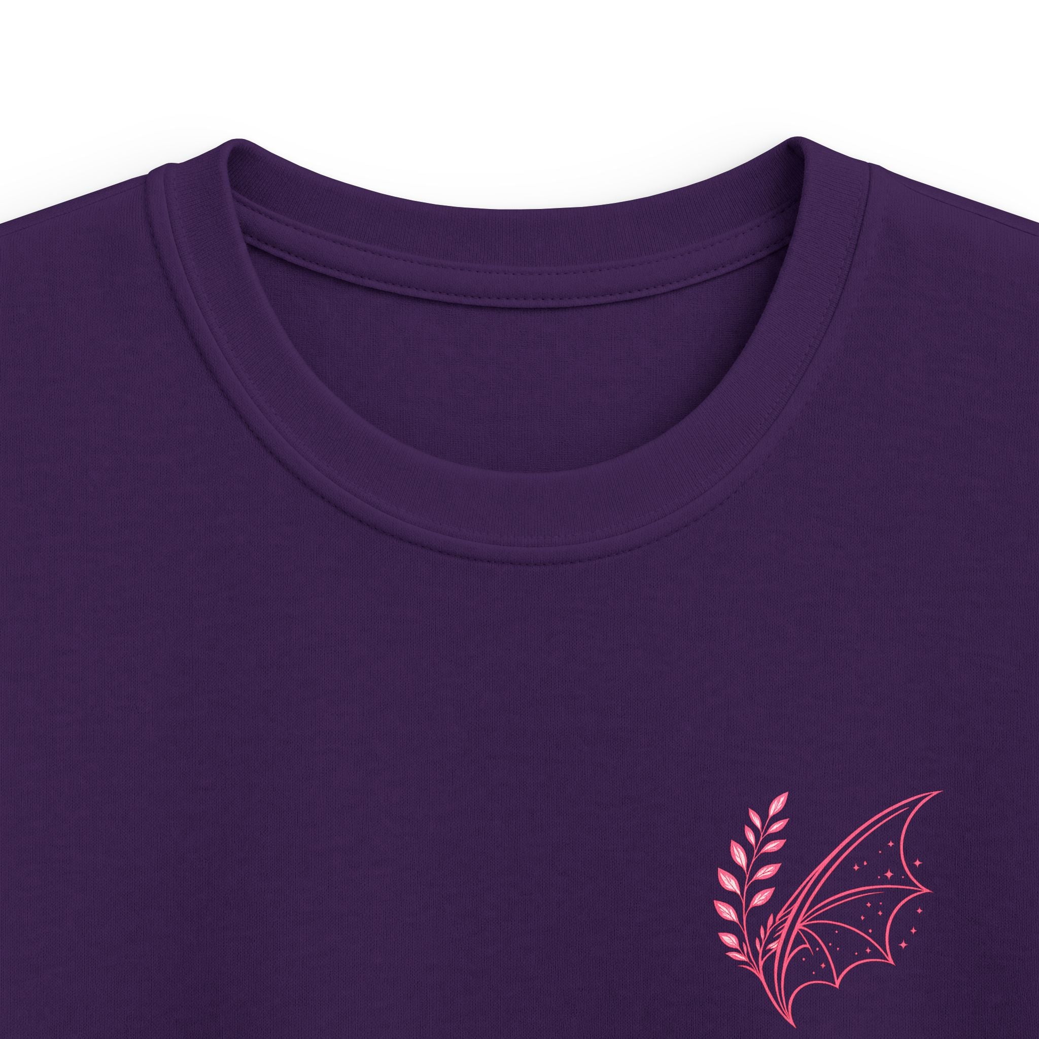 Kids Tee - "Fern & Flicker" Camping Nature Graphic Tee for Girls (Pastel Adventure, Deer & Campfire)