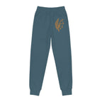 Fern & Flicker Boys Sweatpants — Orange Dragon Wing and Laurel Graphic Sweatpants for Kids