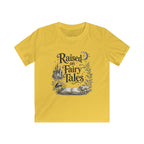 Kids T-Shirt — "Raised on Fairy Tales" Storybook Graphic