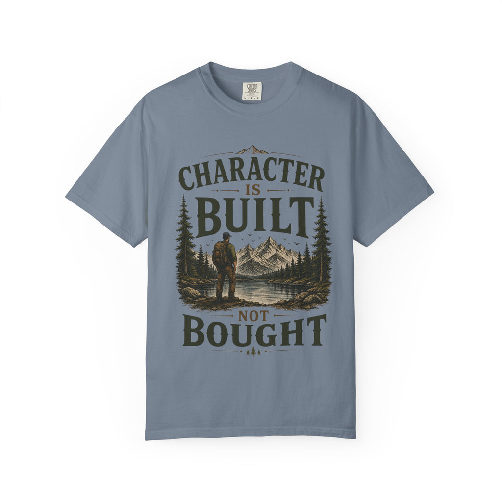 Character Is Built Not Bought Men's Lifestyle Tee