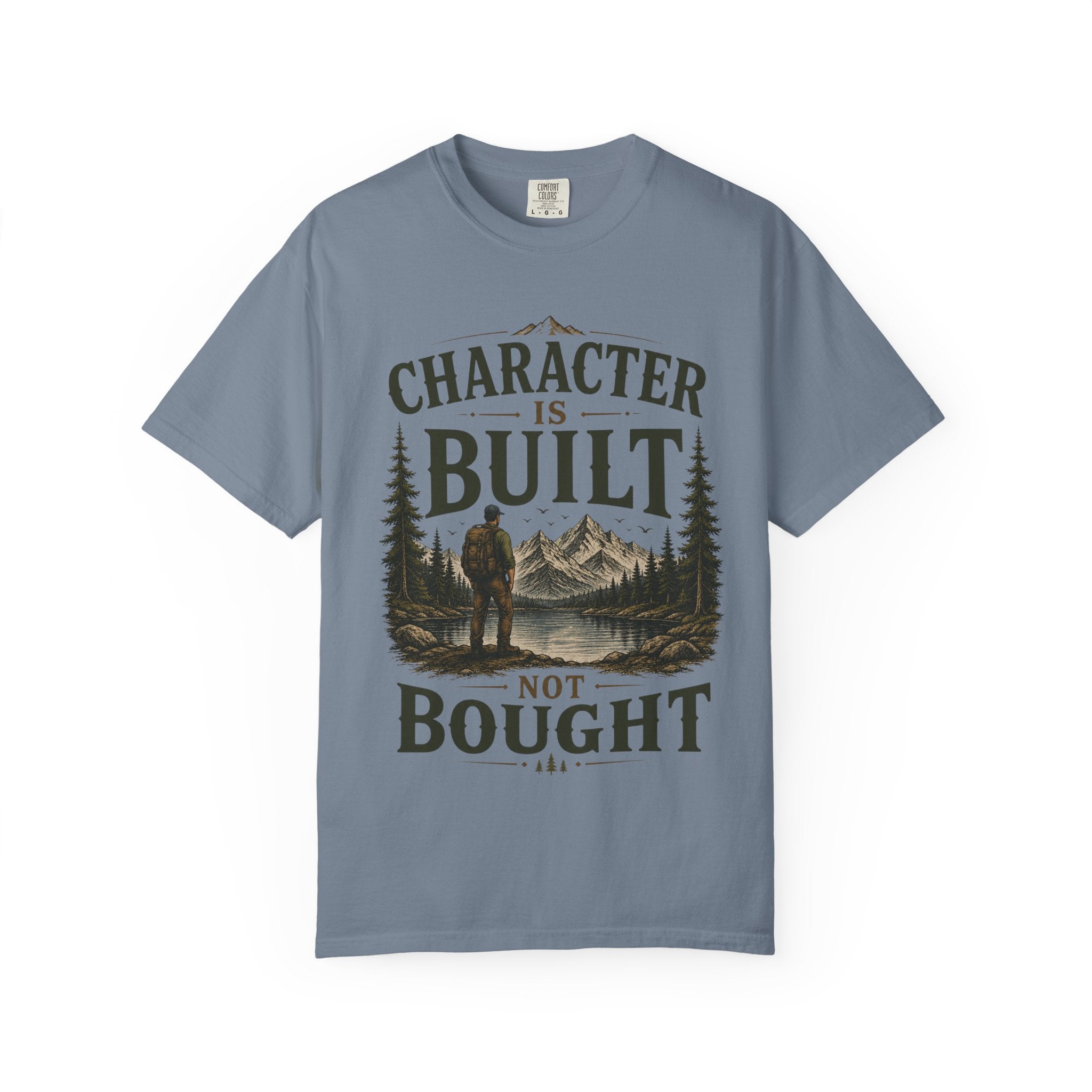 Character Is Built Not Bought Men's Lifestyle Tee