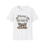 Hearth T-Shirt — "Home is Where the Hearth Is" Cozy Cottage Tee