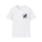 Raven Moon Tee — Minimal Vintage Crow Graphic T-Shirt