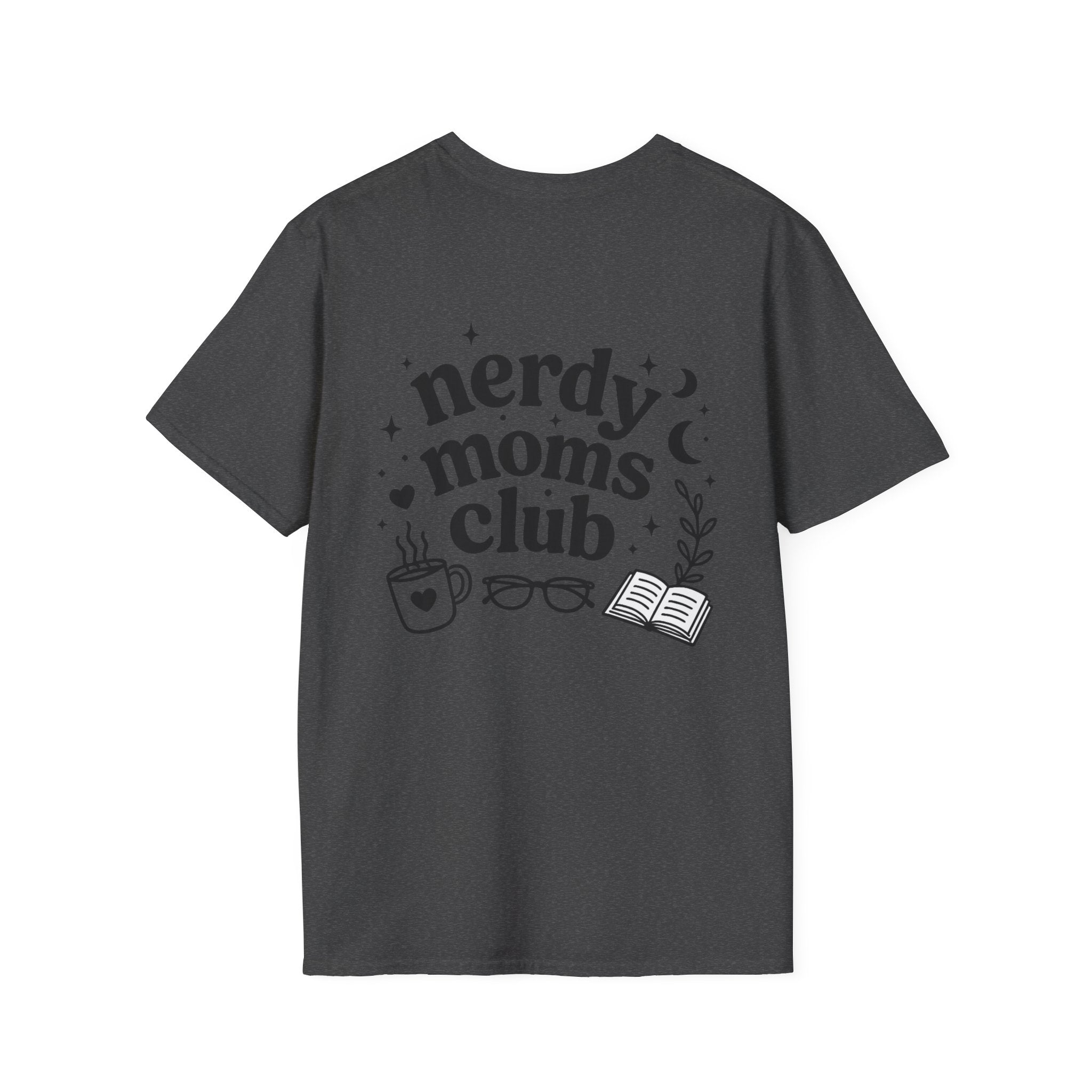 D20 Minimalist Dice T-Shirt — Comfy Nerdy Moms Club Graphic Tee