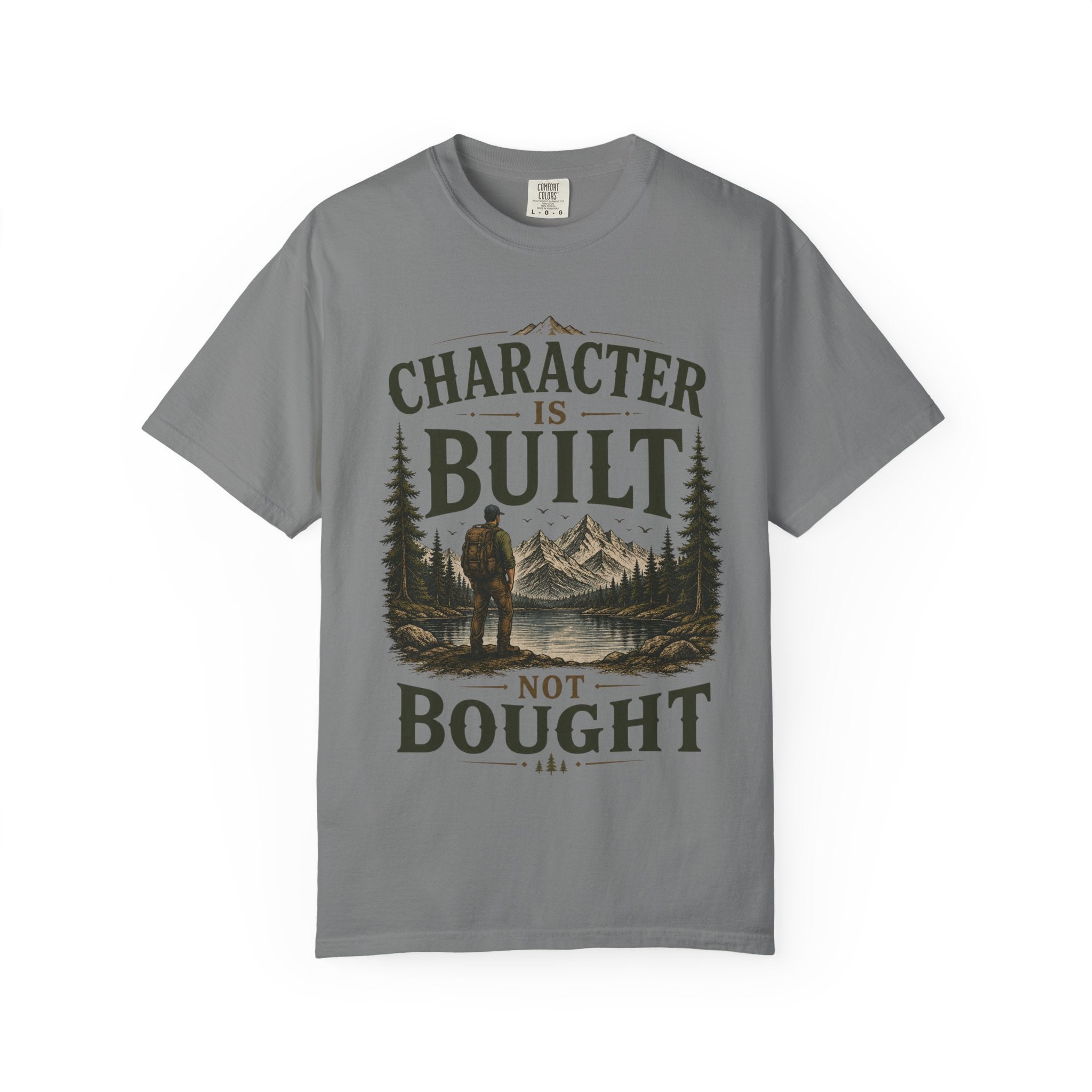 Character Is Built Not Bought Men's Lifestyle Tee