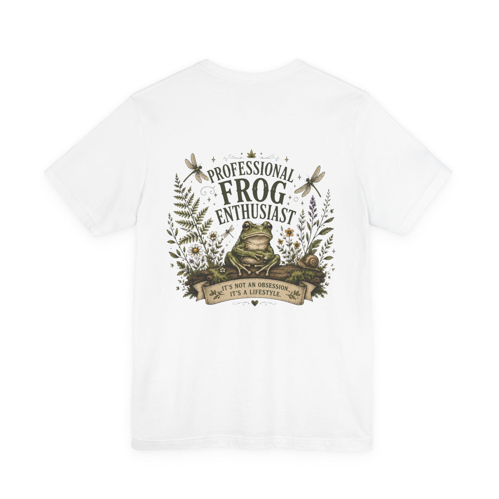 Frog T-Shirt — "Professional Frog Enthusiast" Vintage Nature Tee