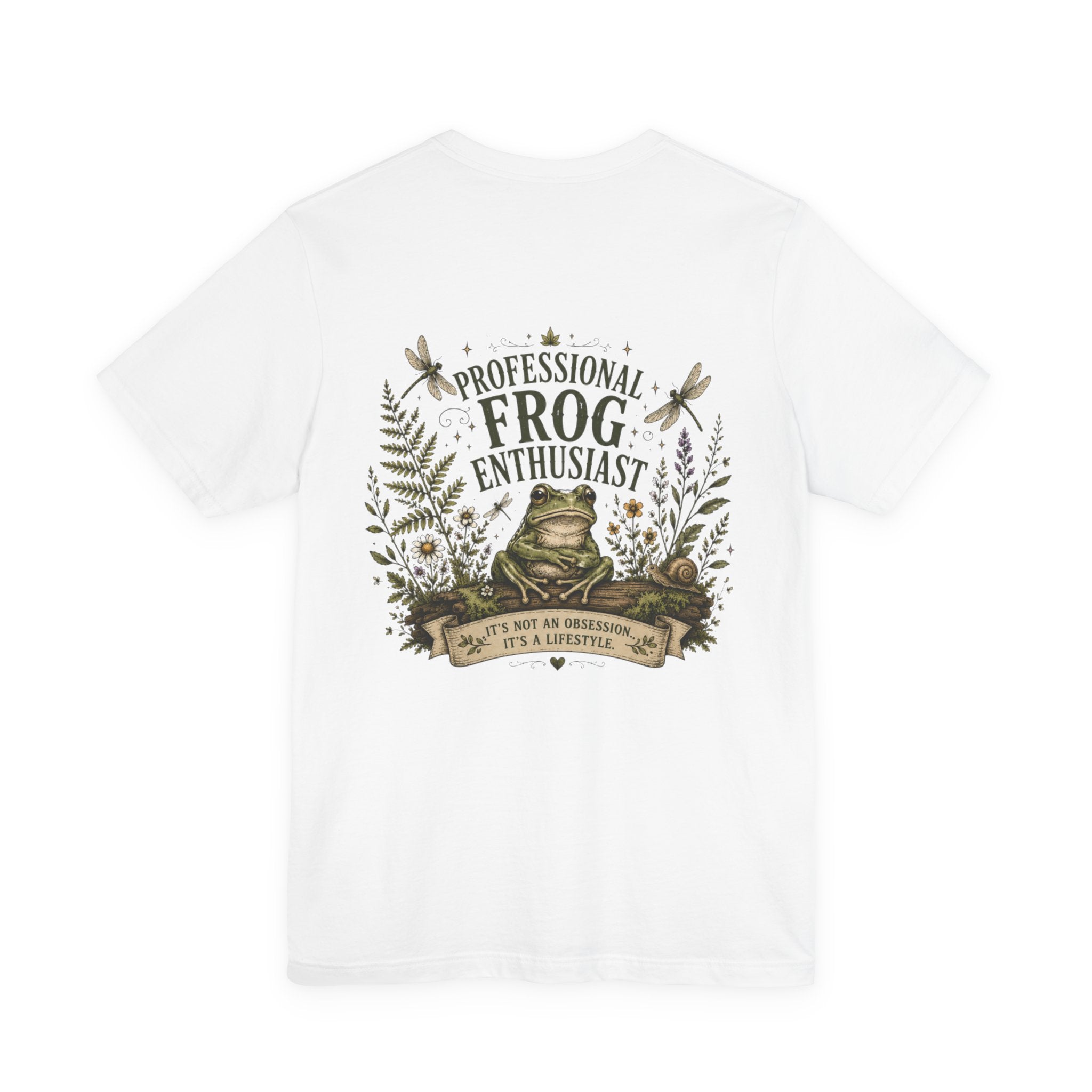 Frog T-Shirt — "Professional Frog Enthusiast" Vintage Nature Tee