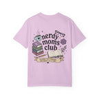 Colorful Nerdy Moms Club T-Shirt — Graphic "Raising Tiny Humans One Quest at a Time" Tee