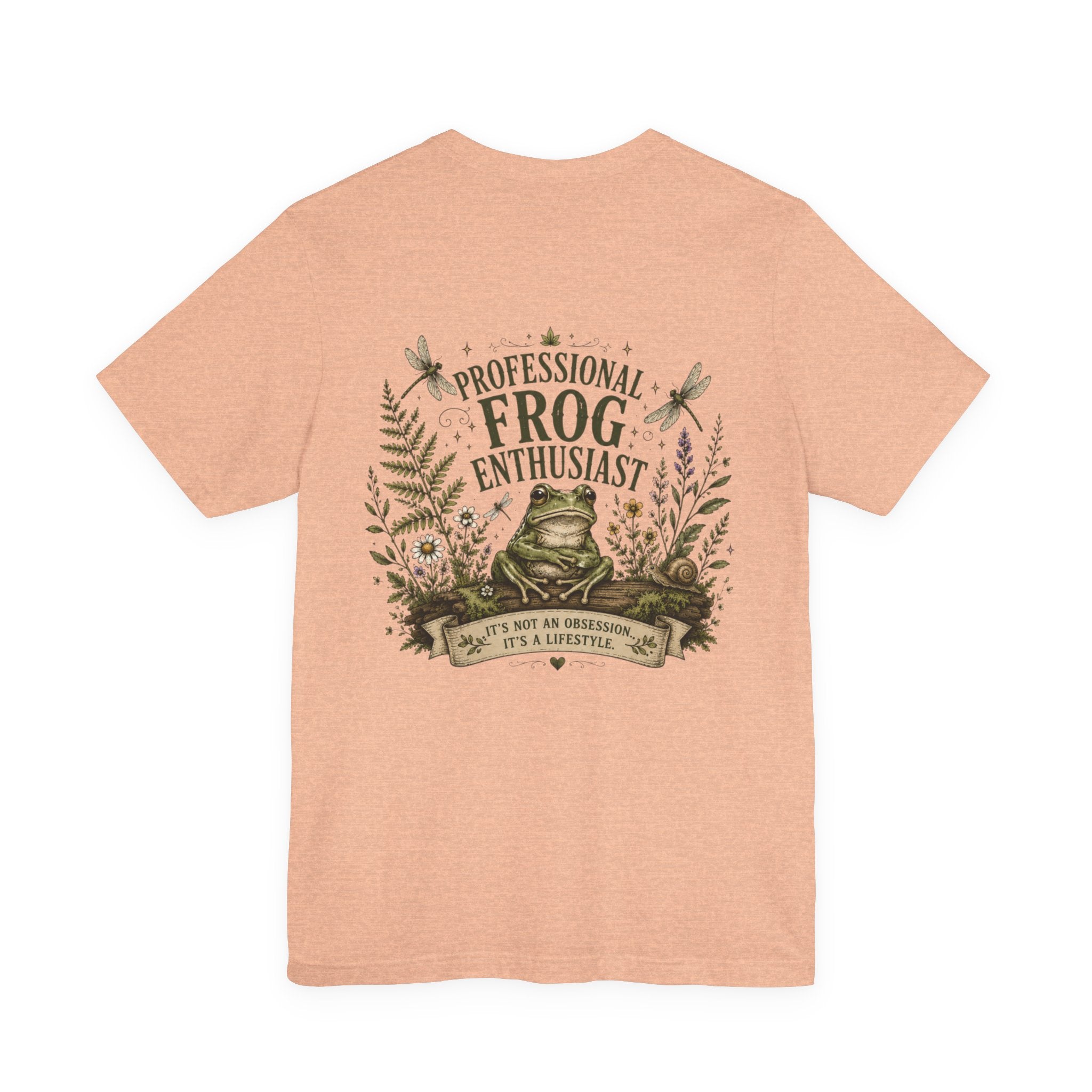 Frog T-Shirt — "Professional Frog Enthusiast" Vintage Nature Tee