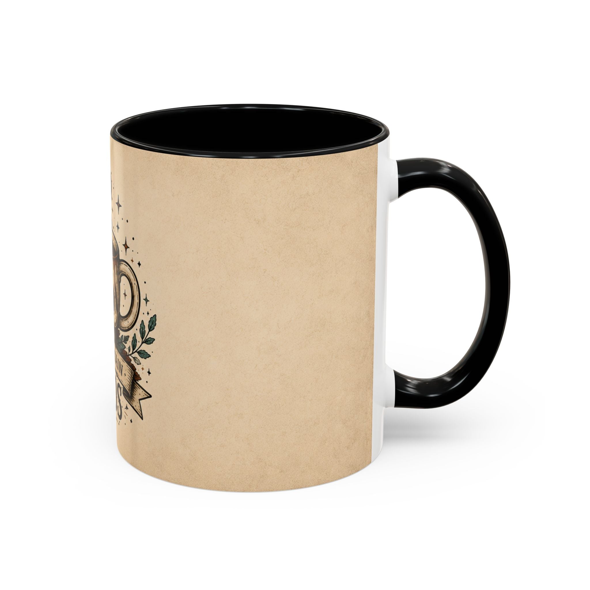 May Contain Chaos Coffee Mug — Skull Coffee Cup Accent