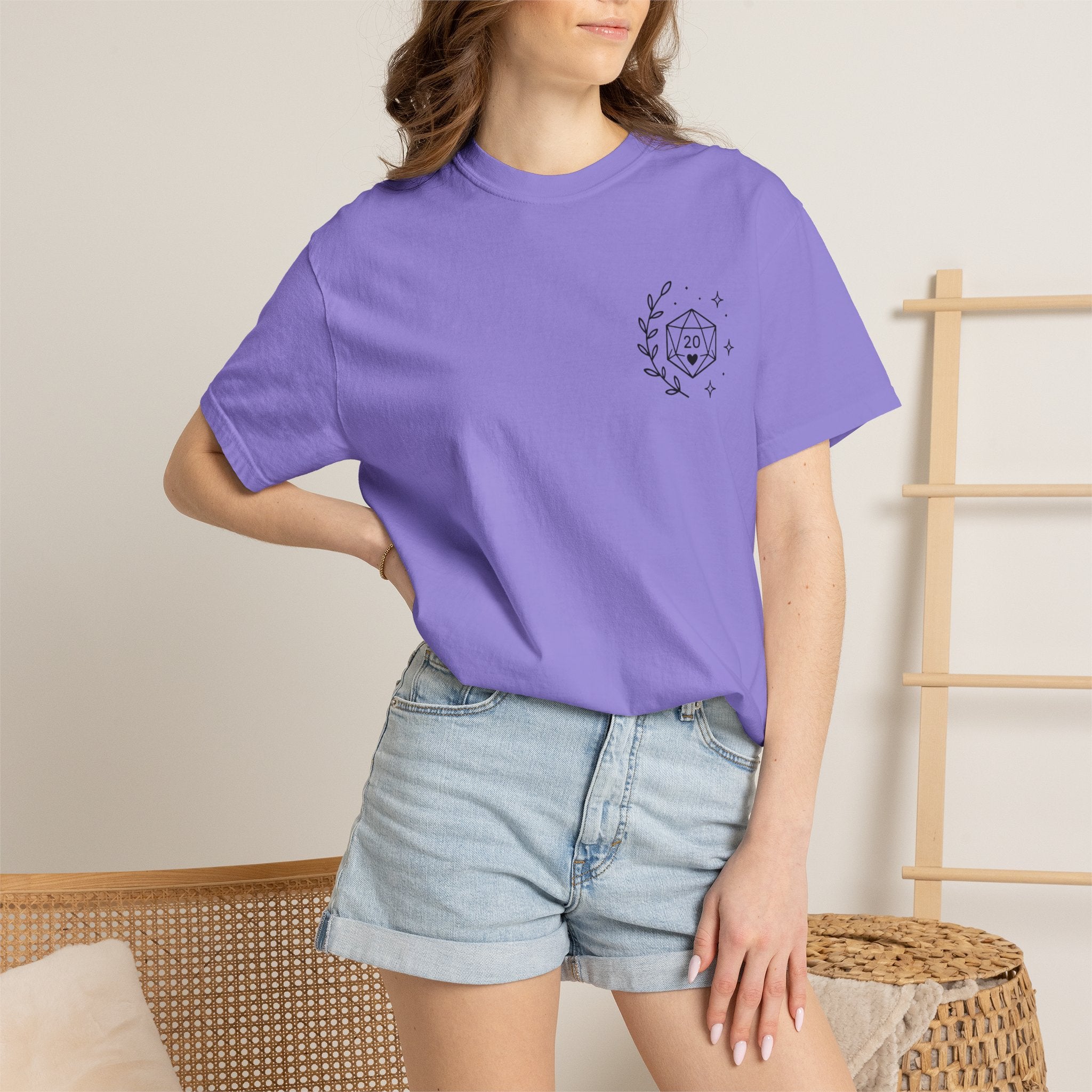 Colorful Nerdy Moms Club T-Shirt — Graphic "Raising Tiny Humans One Quest at a Time" Tee