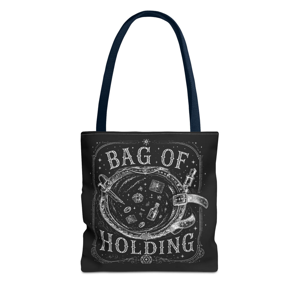 Adventurer's "Bottomless" Tote Bag — RPG Dice & Adventure Chalkboard Design