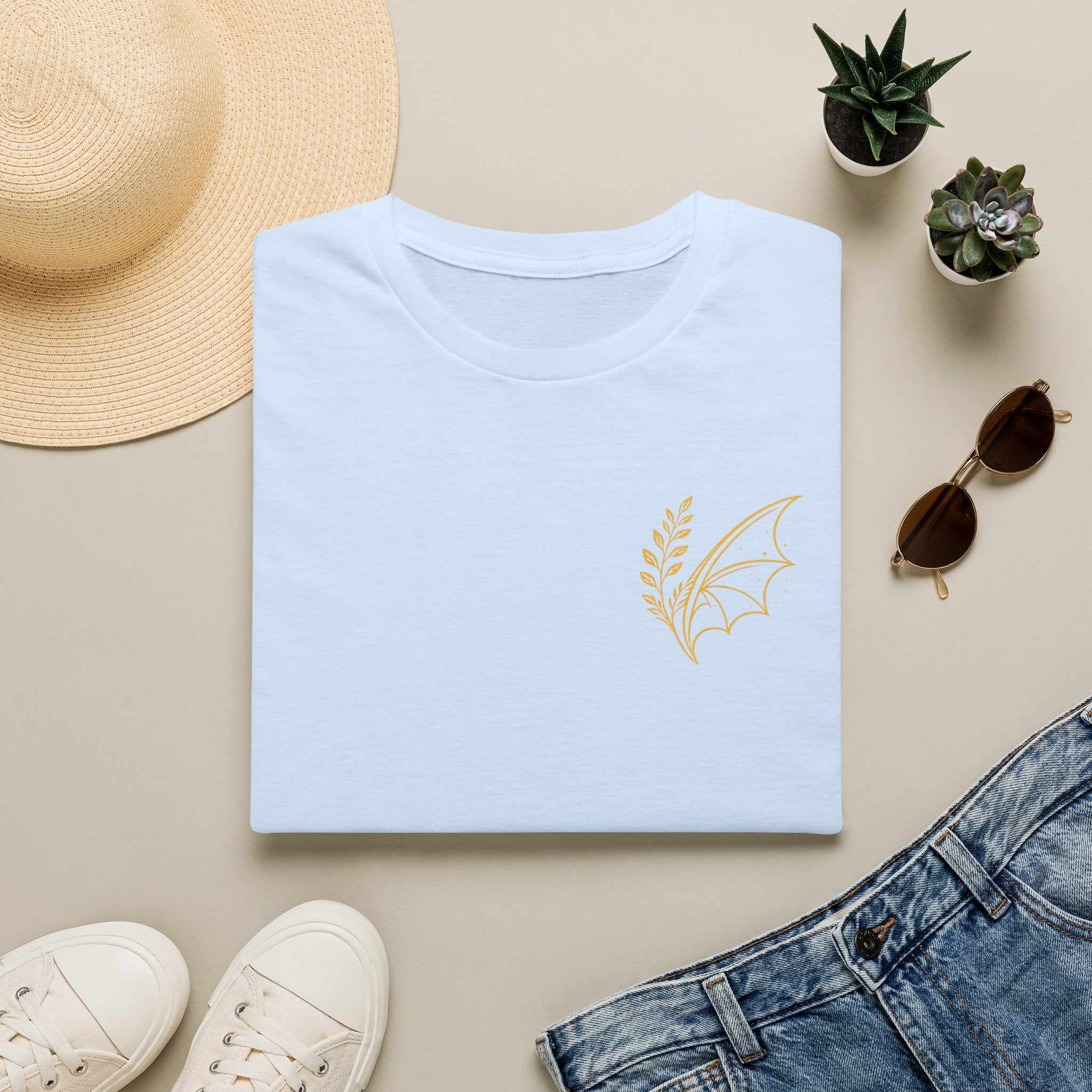 Fern & Flicker Gold and Laurel Brand Tee